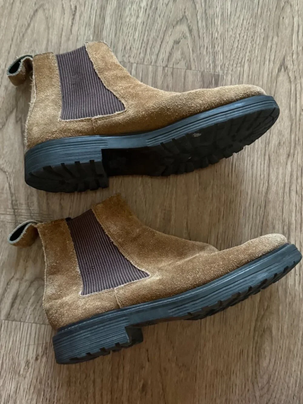 Diesel Brown D-Alabhama LCH Chelsea Suede Leather Boots US 8.5